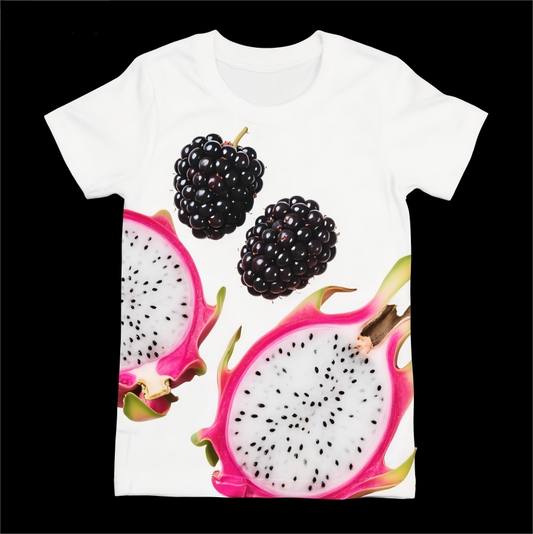 Creative T-shirt Berry Fire Dragon